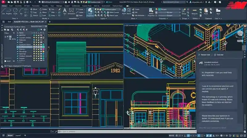 AutoCAD 2025 Обновленный интерфейс