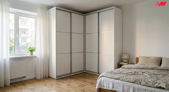 Кутова шафа-купе: яку обрати для вашої кімнати