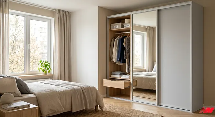 Фасади і наповнення шафи-купе