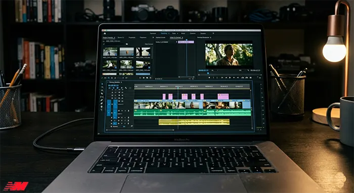 MacBook Pro 16 M4 Pro у роботі з відеомонтажем — реальний робочий стіл